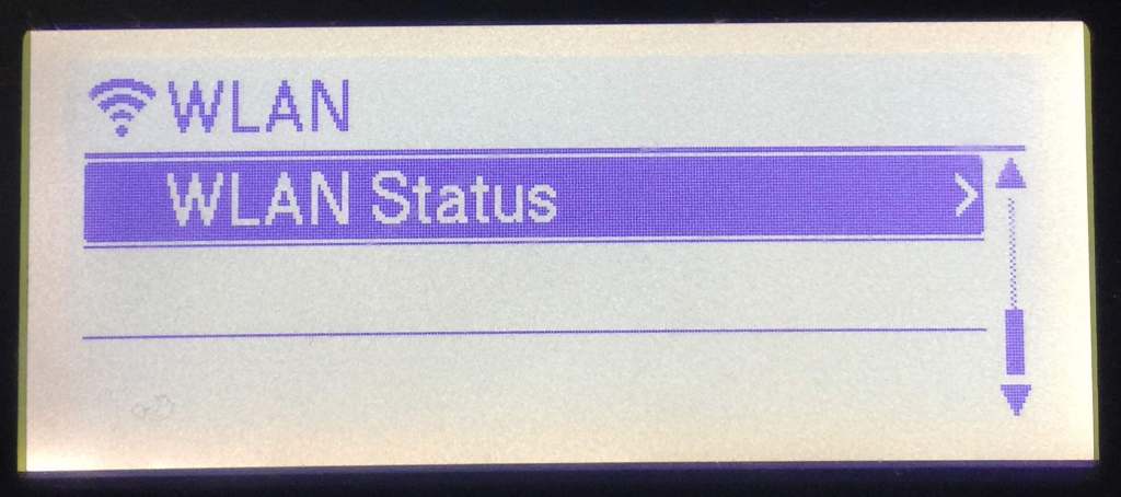 IP address of the Brother QL-820NW label printer